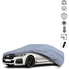 ULTRASHOP Bmw 7 Serisi Long (2015–2022) Su Geçirmez Araba Brandası Dış Mekan Oto Brandası