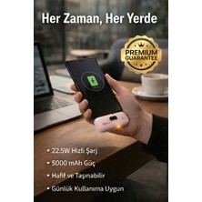 DX268Y Pembe Powerbank – 5.000 MAH, 22.5 w Lightning Hızlı Şarj