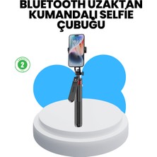 Indispensablely Taşınabilir Tripod ve Selfie Çubuğu Vlog ve Video Çekimi