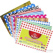 Bubu Çift Taraflı Desenli Fon Kartonu 50x70 10'lu Paket