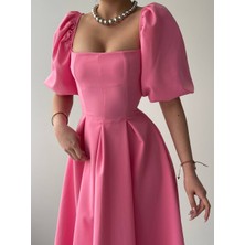 Drgy Benjamin Çan Etekli Midi Boy Elbise