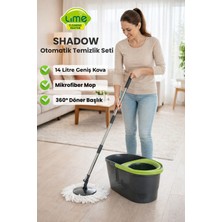 Lime Shadow 14 Litre Otomatik Temizlik Seti - Kova Mop Seti - Üretici Garantili