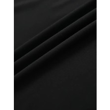Drgy Baskılı Oversize Bisiklet Yaka T-Shirt - Siyah