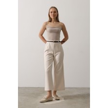 Drgy Kemer Pens Detaylı Pantolon - Bej