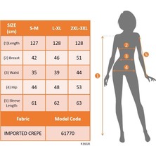 Drgy Kadın Uzun Kollu Kalp Yakalı Asimetrik Kesim Detaylı Ithal Krep Uzun Elbise