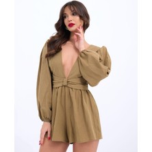Drgy 6528 Tulum Elbise-Vizon