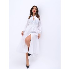 Drgy 5903 Elbise-Beyaz