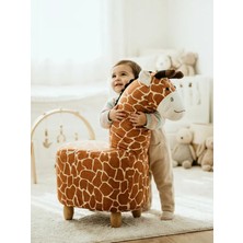 Zooturak Zürafa Zufi Hayvanlı puf çocuk koltuğu