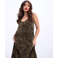 Drgy 6250 Elbise-Siyah Haki