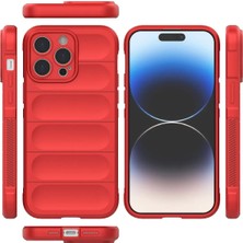 Renklime Newface iPhone 13 Pro Max Kılıf Optimum Silikon - Kırmızı