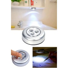 Lumindra Çadır Lambası Dokunmatik Pilli LED Işık 1 Adet Kamp Çadır Dolap Raf Kitaplık Aydınlarma Dekor Lamba