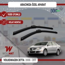 Wollmat Volkswagen Jetta Silecek 2006 2010 Silecek Takımı Araca Özel