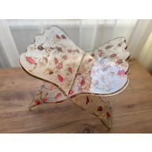 Nova Vita Büyük Boy Kuranı Kerim Rahlesi Özel Tasarım Altın Varaklı Çiçekli Epoksi