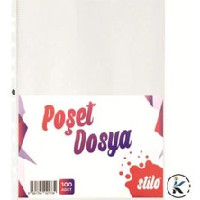 Stilo A4 Poşet Dosya 100'LÜ Saydam 30 Mic.