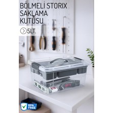 Nandy Home 5lt. Bölmeli Storix Saklama Kutusu, Çok Amaçlı Saklama Kutusu - Tamir Kutusu