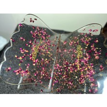 Novavita Büyük Boy Kuranı Kerim Rahlesi Özel Tasarım Altın Varaklı Çiçekli Epoksi