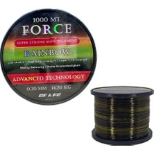 ef&fe Effe Force 1000M 0.30MM Monofilament Bobin Misina Rainbow