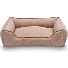 Pet Comfort Bravo Ortopedik Pudra Pembe  Köpek Yatağı M 75X60CM