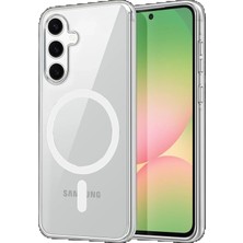 Cepaks Samsung Galaxy A35 Şeffaf Magsafe Kılıf