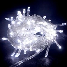 Liğtex LED Yılbaşı Süsü 10W 230V Beyaz 10M Ek Aparatlı Fişli