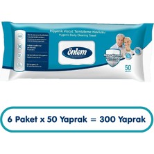 Önlem Hijyenik Vücut Temizleme Havlusu 50X6 300 Yaprak