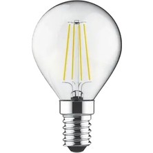 Ecolite 4W LED Fılament G45 Ampul 220V Şeffaf Cam 470 Lümen 15.000 Saat Ömür 6500K