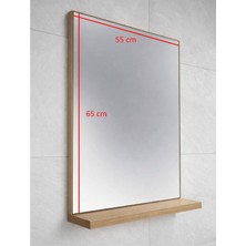 Orka - Dinar 5565 Etejerli Üst Modül Ayna Teak - 21DNR005540980