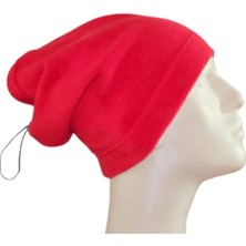 Kardelen İş Elbiseleri Bağcıklı Polar Bere Boyunluk Çift Kullanım Sıcak ve Konforlu Tasarım