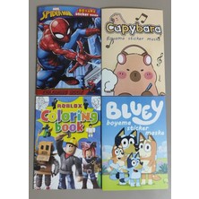 Ada Çanta Kırtasiye 4 Adet Stickerli Boyama Kitabı BW33002