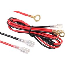 MELLİFERA Karavan Tekne Yat Otomobil Kamyon Için Akü Kutup Başına Uyumlu Konnektörlü Kablo Seti 4 Metre