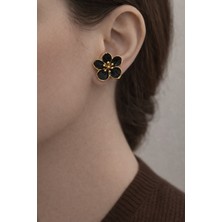 Girift Vintage Zonth Çiçek Detaylı Küpe Seti