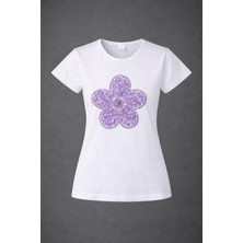 Dıgıl Kids Papatya Desenli Kısa Kol Likralı Penye