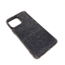 Otohousse iPhone 13 6.1" Uyumlu Kristal Taşlı Siyah Telefon Kılıfı Siyah Taşlı