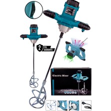 Kimmeer Plus Profesyonel 1200W Devir Ayarlı Elektrikli Alçı Boya ve Harç Karıştırıcı Mikser