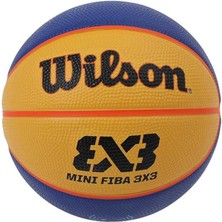 Wilson Fiba 3x3 Mini Rubber Sz3 Basketbol Topu WTB1733XB