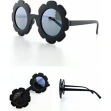 Marsilyan Kids Güneş Gözlüğü Siyah Papatya Çerçeve UV 400 Korumalı CE Belgeli Güneş Gözlüğü