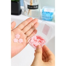 Marsilyan Renkli Mini Kağıt Sabun Kutusu – 100 Yaprak Parfümlü, Tek Kullanımlık Taşınabilir El Sabunu