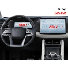 Uniqanatolia Byd Atto 2 Boost Hayalet Ekran ve Multimedya Uyumlu Mat Ekran Koruyucu