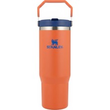 Stanley The Iceflow Flip Straw Pipetli Termos Bardak 0,89 Lt  Turuncu