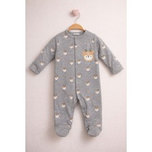 Baby Fou Kendinden Eldivenli Bebek Tulum