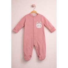 Baby Fou Kendinden Eldivenli Bebek Tulum