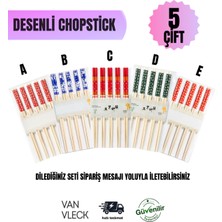 Van Vleck Chopstick Çin Çubuğu – Çok Amaçlı Yemek Çubuğu (Sushi, Noodle, Uzak Doğu Mutfağı)