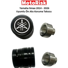 MotoRisk Yamaha Nmax 2014 - 2024 Uyumlu Ön Aks Koruma Takozu