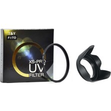 Nikon 50Mm F1.8D Lens İçin 52mm XS-PRO Slim Uv Filtre + Yaprak Parasoley