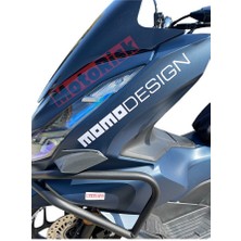 MotoRisk Momo Desing Beyaz Sticker Set (2ADET)