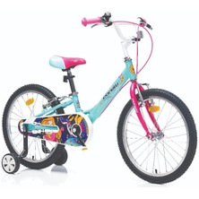 Corelli Moogıe 20 Jant Yeşil Pembe Mor Kız Çocuk Bisikleti