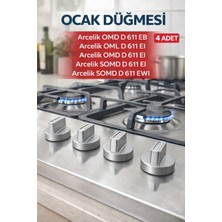 Ankastre Ocak Setüstü Ocak Düğme  D 611 Eı  (4 Adet ) 110246585
