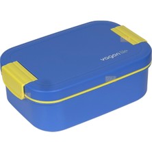 Vagonlife Bento 1750ML Lunchbox Yeni Koleksiyon Tek Katlı 2 Bölmeli Pp Plastik Sefer Tası Yemek Kutusu