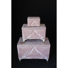 Huzur Çeyiz Eiffel Model 3'lü Çeyiz Sandığı