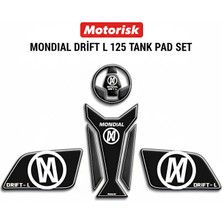 MotoRisk Mondıal Drift L 125 Karbon Tank Pad Set
